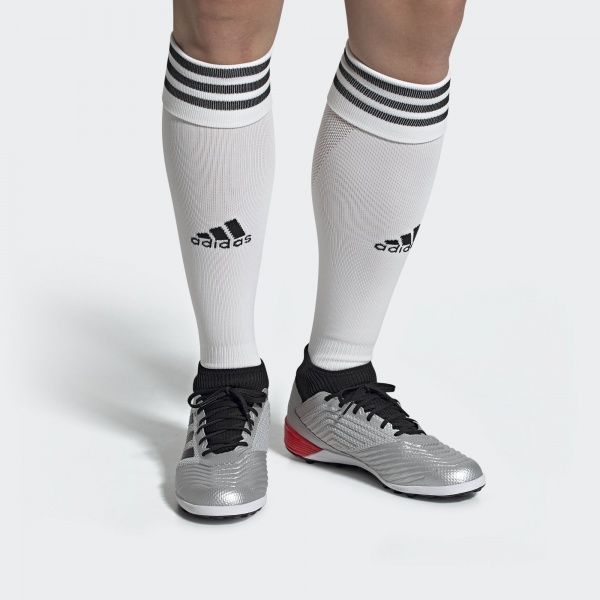 Бутсы Adidas PREDATOR 19.3 TF F35629 р. 7,5 серебристый