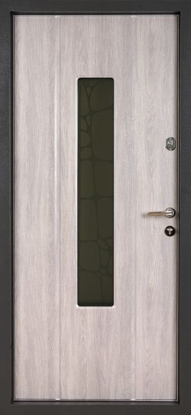 Двері вхідні Abwehr КТМ 408 096П (СПЗ) (К41/RAL 7024) (CТ) Kale2 графіт 2050x960мм праві