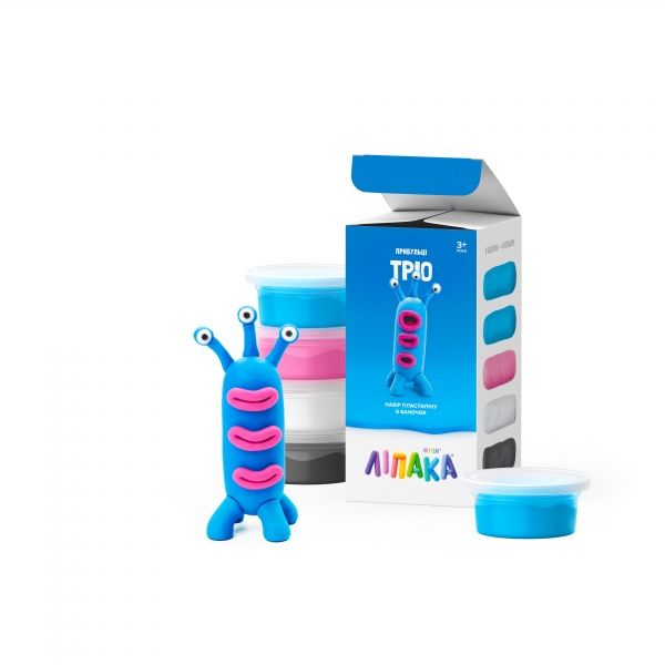 Интерактивный игровой набор Липака Пластилин с приложением Claymate Трио MAE004