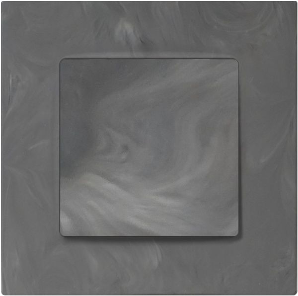 Выключатель одноклавишный Plank Electrotechnic Classic/Nordic антимикробный без подсветки 10 А 220В базальт PLK0110731