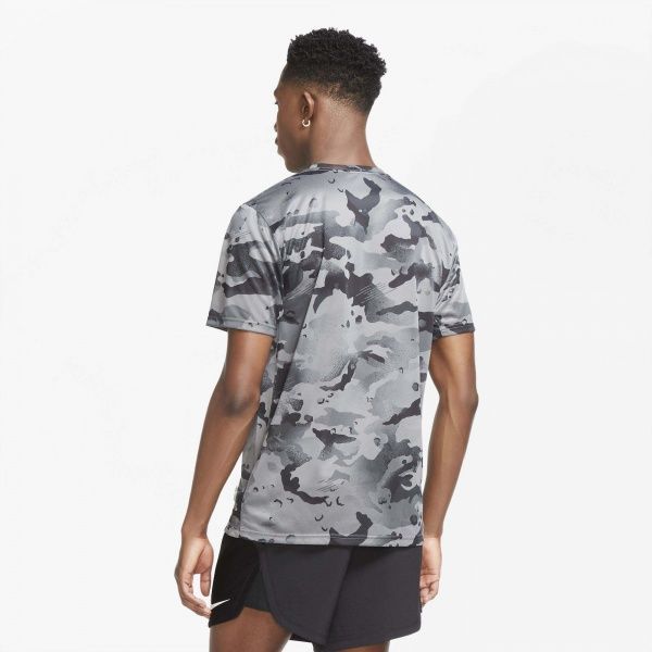Футболка Nike M NK DRY TEE LEG CAMO AOP CU8477-084 XL сірий