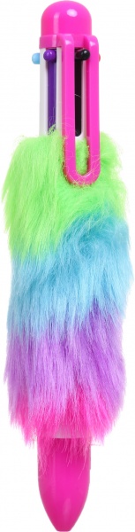 Ручка кулькова Райдужна рожева 