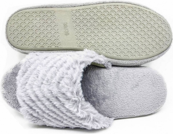 Капці домашні La Nuit Home Роксі р. 40 сірий 