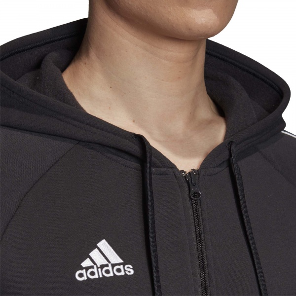 Джемпер Adidas CORE18 FZ HOODY FT8068 р. 2XL чорний