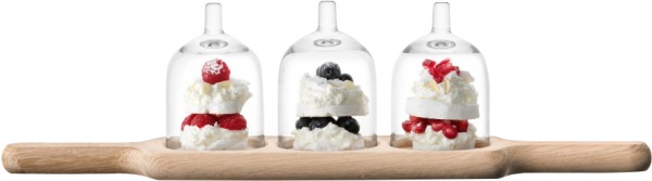 Дошка сервірувальна з трьома кришками Paddle G1079-10-301 LSA 