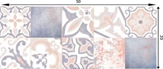 Плитка Tiger Кані TG Patchwork-2 20x50 