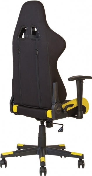 Кресло Nowy Styl HEXTER ML R1D TILT PL70 FAB/01 BLACK/YELLOW FR черный/желтый 