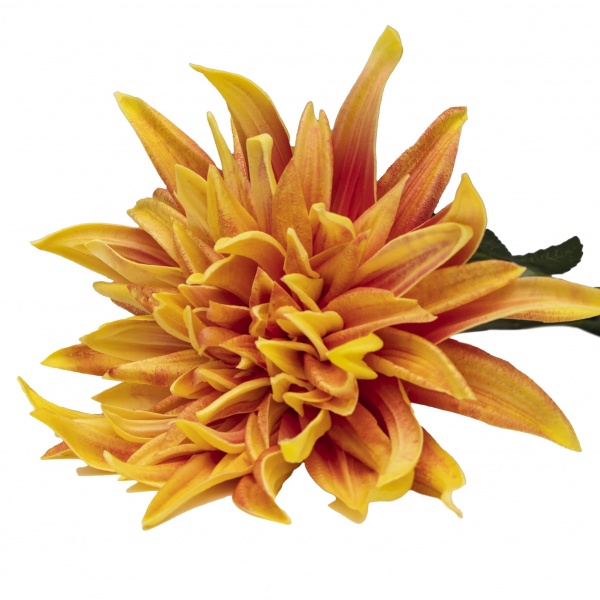 Квітка штучна Жоржина 76 см (помаранчева) 631420