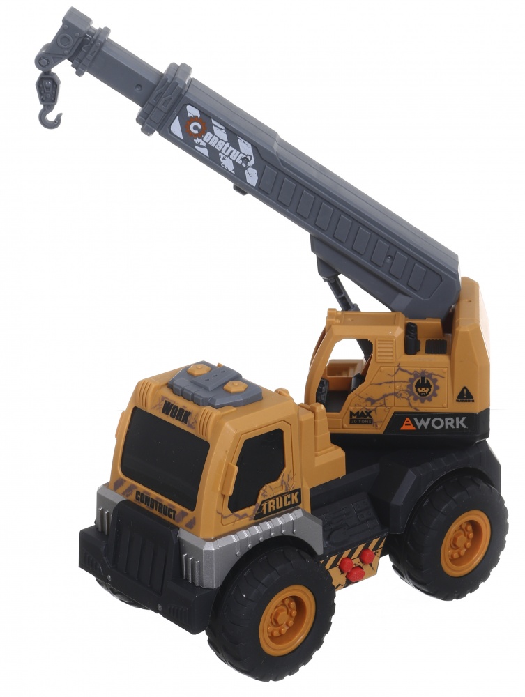 Автомобіль фрикційний JINHENG Місто будівельна-підйомний кран 25х13х18.5 см BOP1293316