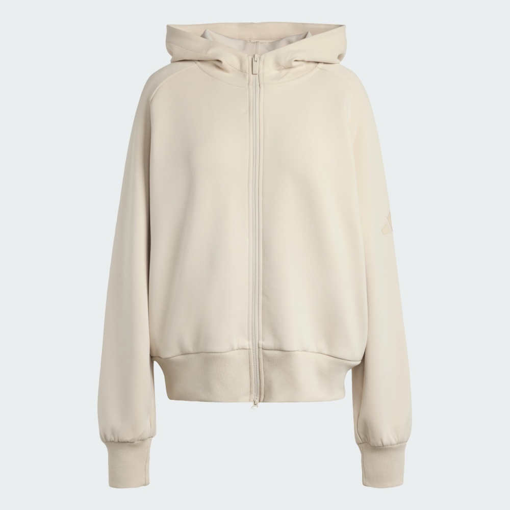 Джемпер Adidas W SL FZ HD CRLI KT0443 р.M бежевий
