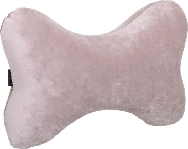 Подушка для подорожей ортопедична кістка світло сіра 30х19х9см Luna