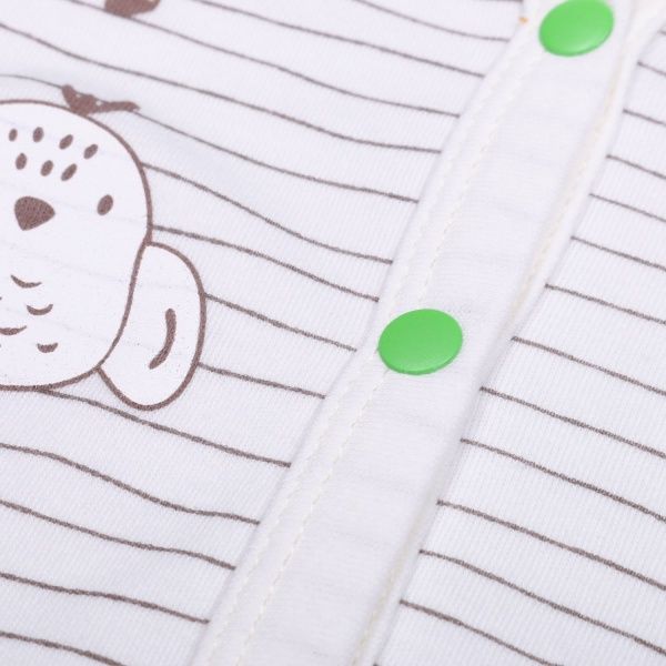 Боди детское унисекс Baby Veres Funy sparrows strip р.74 молочный 