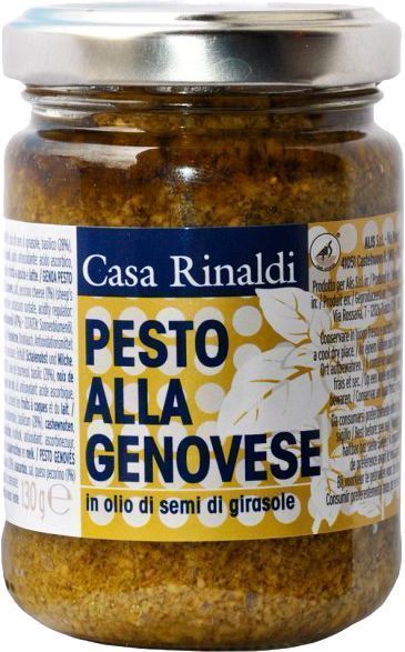 Крем-паста Casa Rinaldi песто Генуя у соняшниковій олії 130г (8006165401883)