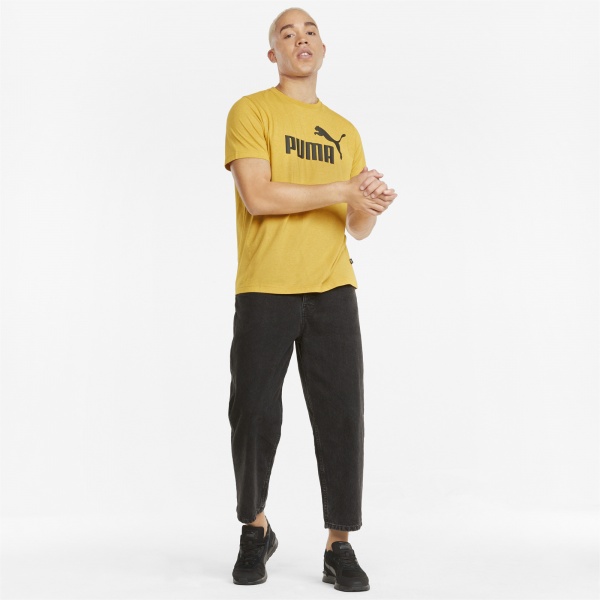 Футболка Puma ESS Heather Tee 58673637 р.S желтый