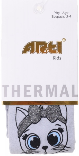 Колготки для девочек ARTI 650008р.93-105 серый 