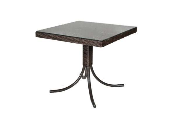 Стол 80х80х75 Мериленд искуственный ротанг 80x 