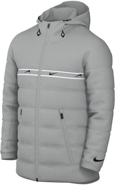 Пуховик Nike M NSW REPEAT SYN FILL JKT DX2037-077 р.S сірий