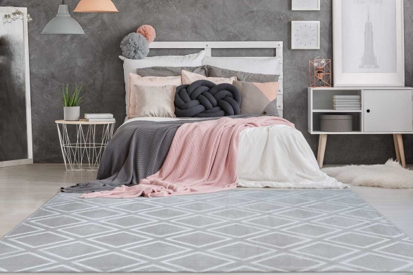 Ковер Kayoom Monroe 300 romb grey/blue 80х300 