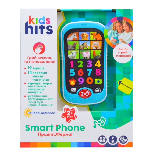 Телефон развивающий Kids Hits «Привет, Ферма» KH03/001