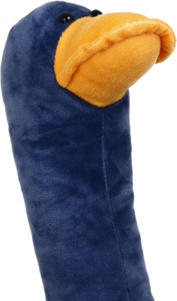 Подушка декоративная Гусь 53 см синий 