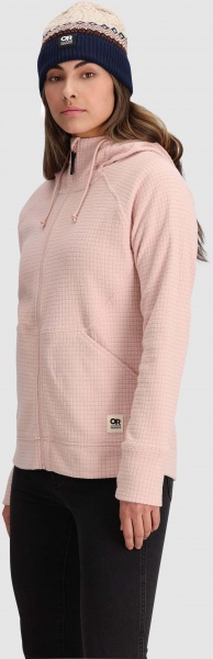 Джемпер Outdoor Research WOMEN'S MEGA TRAIL MIX FLEECE FULL ZIP HOODIE 300531-2450 р.XS розовый
