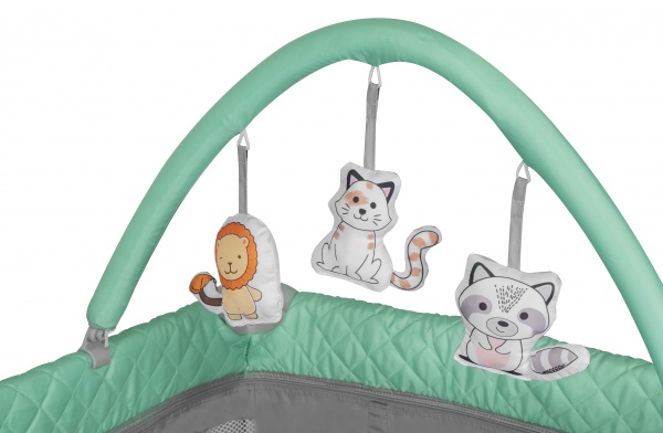 Манеж-ліжко Lionelo Flower turquoise LO.FL03