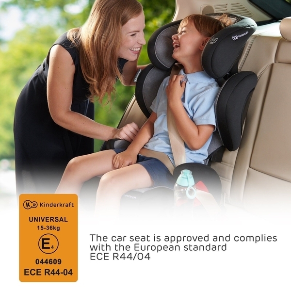 Автокресло Kinderkraft Unity черный black 00-00158711
