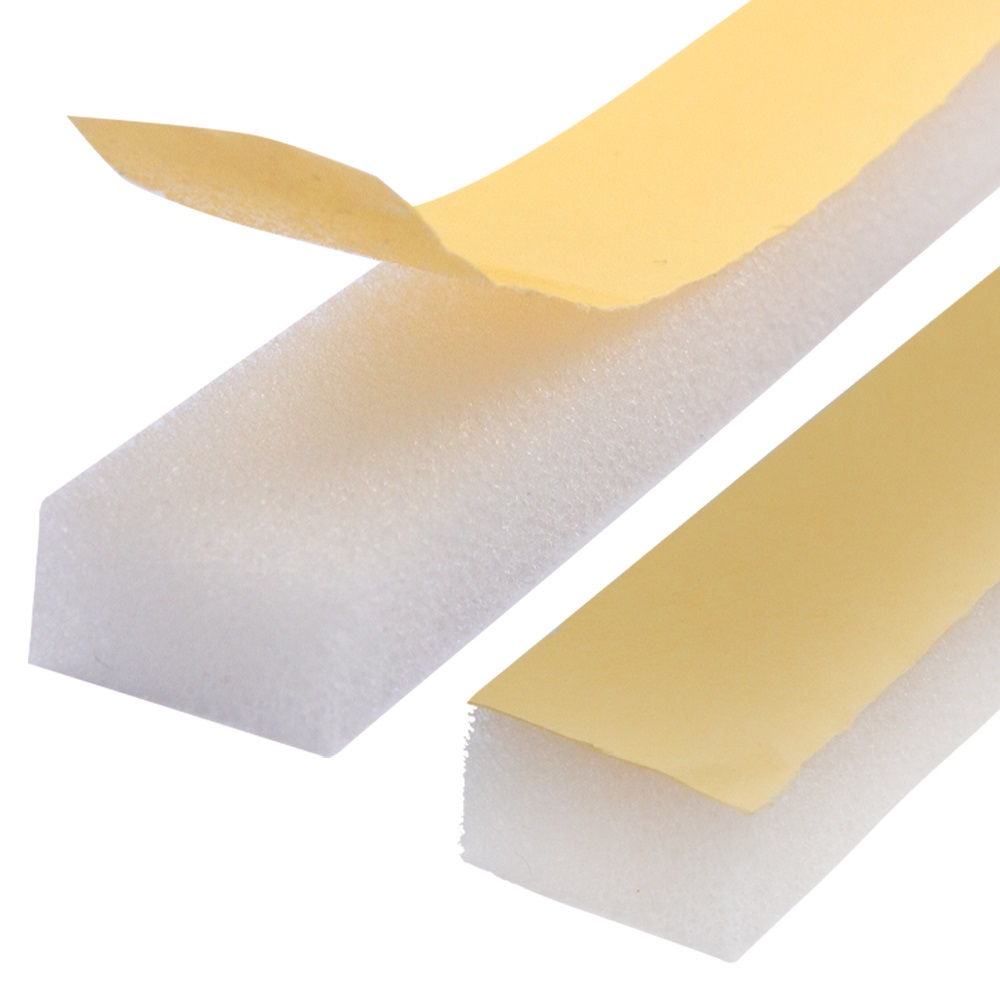 Уплотнитель самоклеющийся прямоугольный Expert 10x30 мм 3 м белый