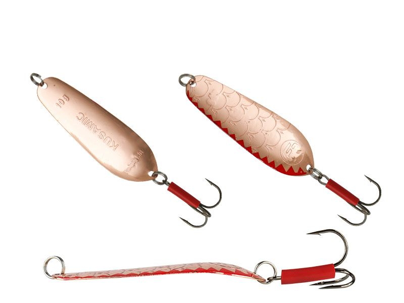 Блесна-колебалка Fishing ROI 10 г Kusamic 10gr 03R, red gold