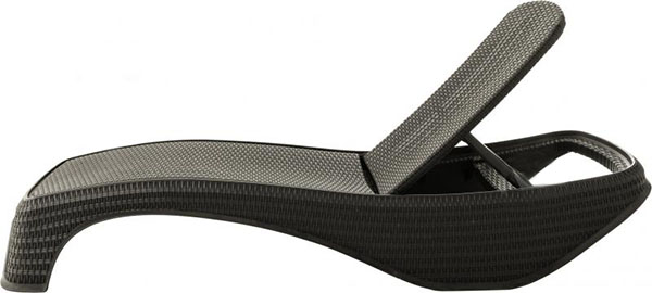 Шезлонг раскладной Keter Atlantic коричневый 74x197 см 