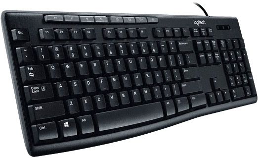 Клавиатура Logitech Media Keyboard K200 (920-008814) black