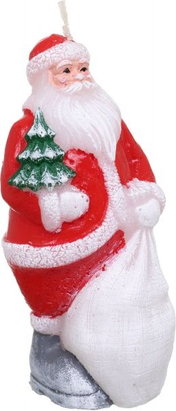 Свеча Дед Мороз 7x17 см