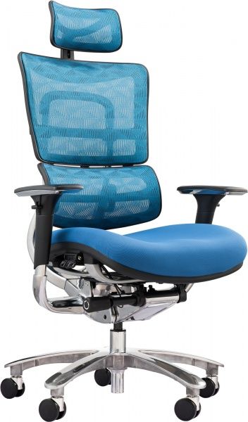 Кресло GT Racer X-801A синий 