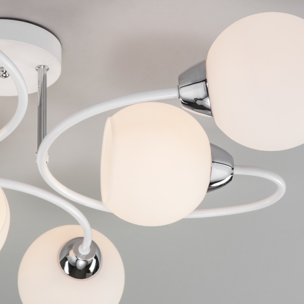 Світильник Strotskis Tulia 6x40 Вт E27 білий 30136/6 (білий) 