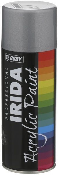 Автоэмаль акриловая Irida Body 400 мл 9006 Серебристая