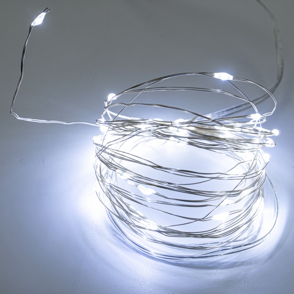 Декоративная гирлянда Altalusse (INL-2103U-50 Cold) встроенный светодиод (LED) 50 ламп 5 м 