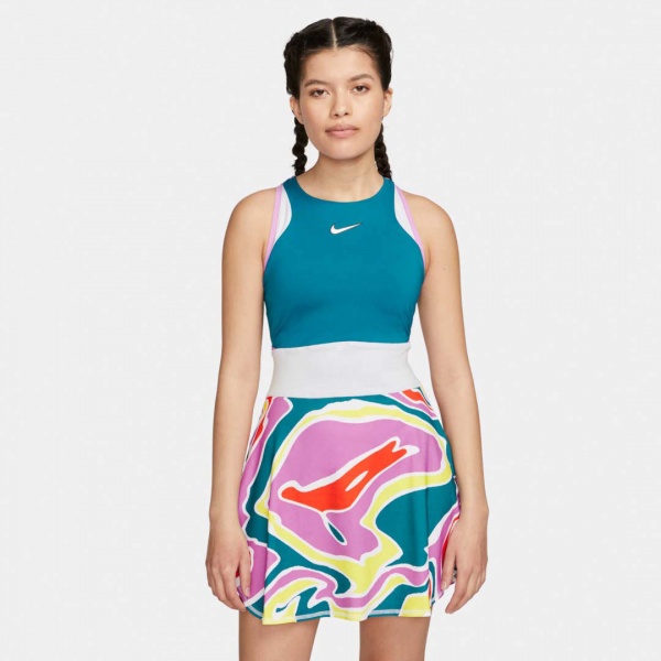 Платье Nike W NKCT DF SLAM DRESS MB DR6852-301 р.S разноцветный