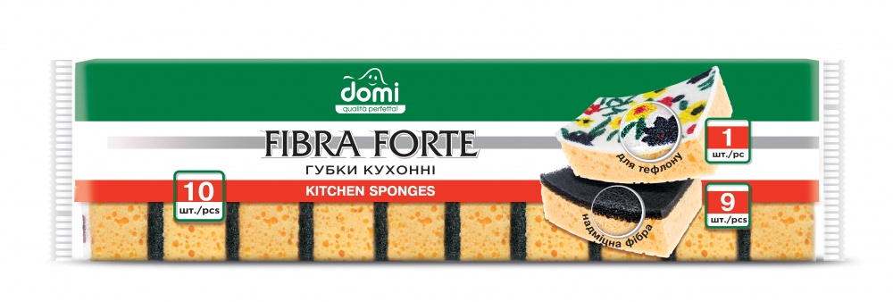 Губка для посуды Domi Economico 10 шт.