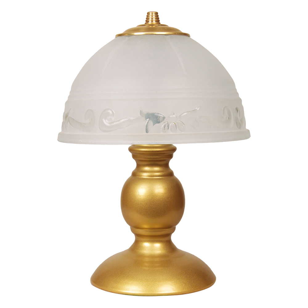 Настольная лампа Фабрика Світла Реверанс 2x40 Вт G9 античная бронза/античная латунь/латунь ННБ 32-2х40-0024