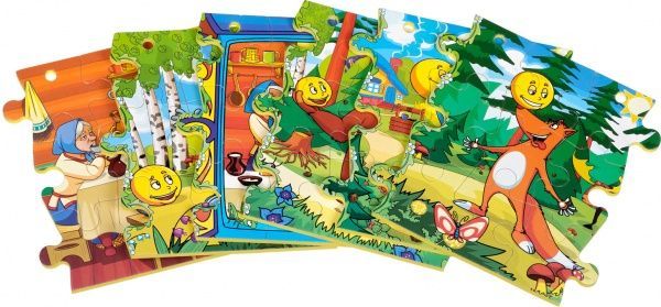 Книга-пазлы Бомик Колобок 743