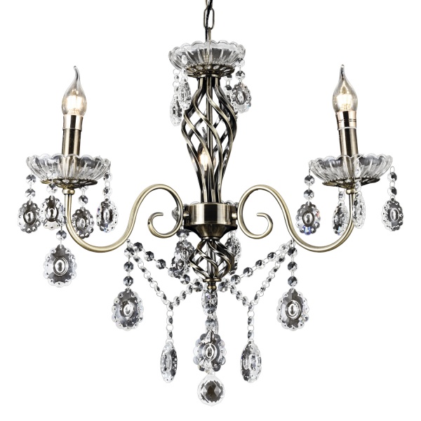 Люстра Victoria Lighting 3x40 Вт E14 бронза Candice/SP3 