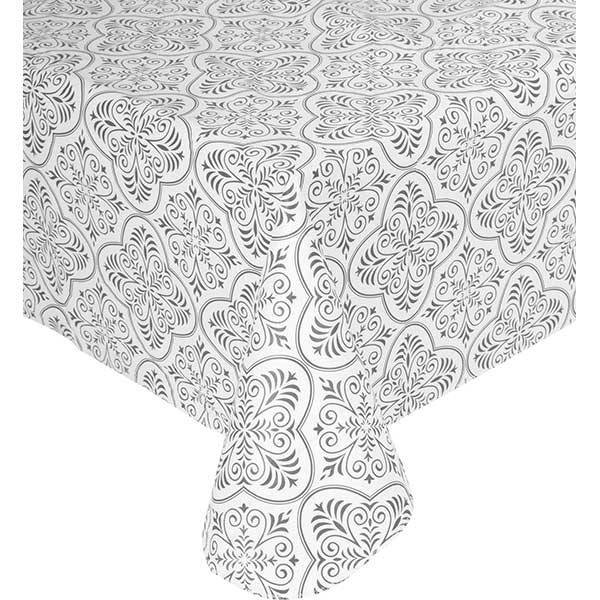 Скатертина Underprice Чорно-біла 120x150 см