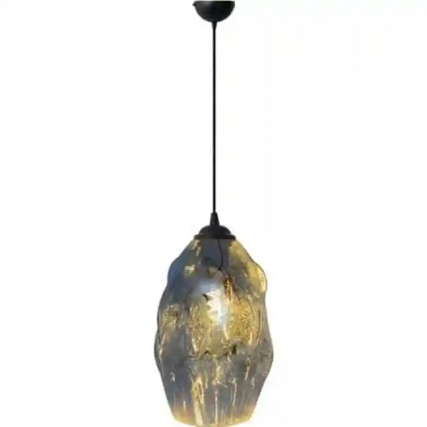 Світильник підвісний HOROZ ELECTRIC Meteor 1x60 Вт E27 хром 021-014-0002-010 