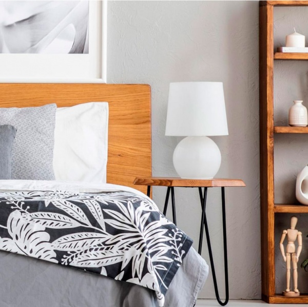 Настільна лампа декоративна TK Lighting Pico 1PL-5158 1x15 Вт E27 білий глянець 