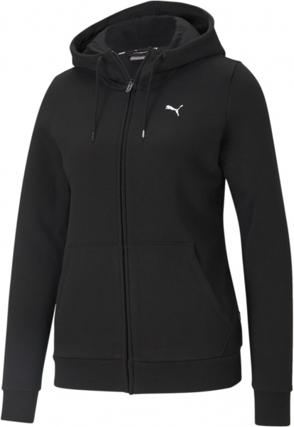 Джемпер Puma ESS SMALL LOGO FULL-ZIP HOODIE FL PUMA B 58681151 р.L черный