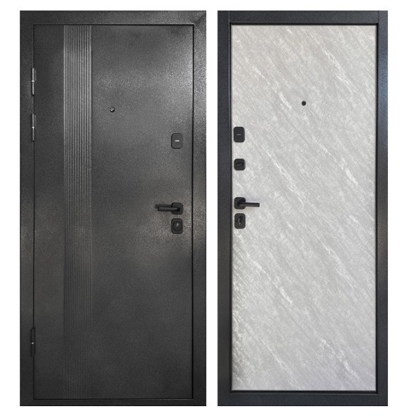 Двери входные Двері БЦ Буковель мрамор 2050x860 мм левые