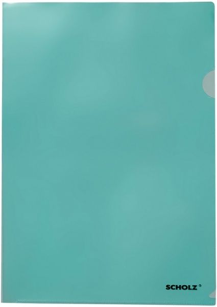 Уголок A4 PP 180 мкм зеленая SCHOLZ