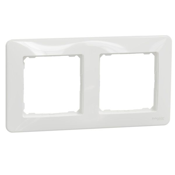 Рамка двухместная Schneider Electric Sedna Design универсальная белый SDD311802