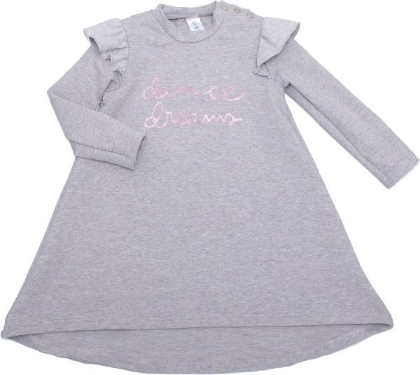 Платье Luna Kids р.92 серый меланж 103545 