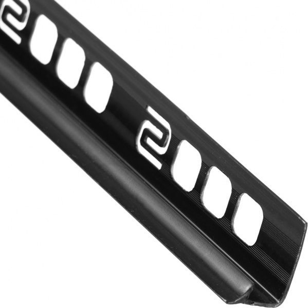 Уголок для плитки Salag ПВХ 12 мм 2,5 м черный 